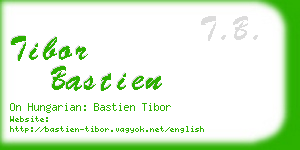 tibor bastien business card